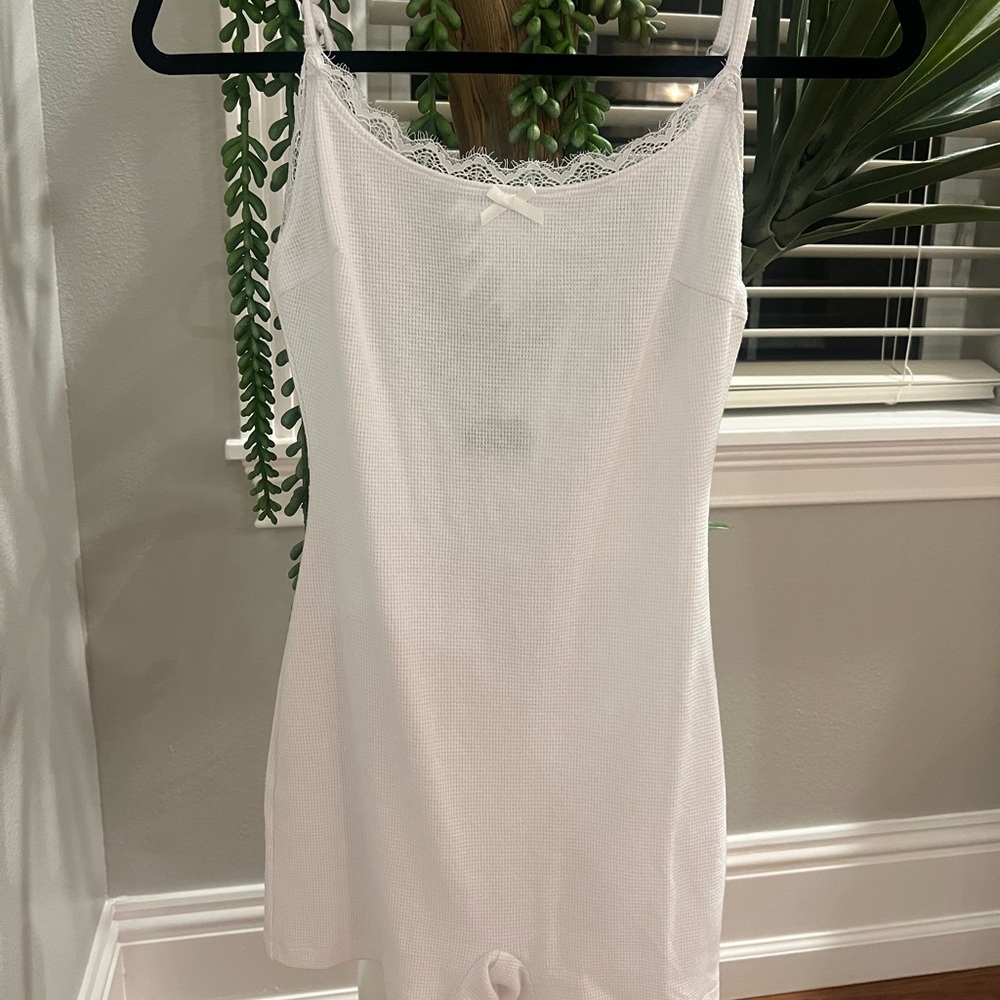 White Fox White Romper